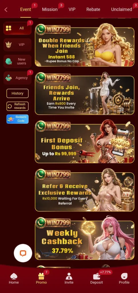 Win7799 Game APK Download ( New Earning ) App For Android 2026 4 WIN7799 Game Bonus