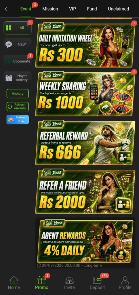 Y222 Game Bonus
