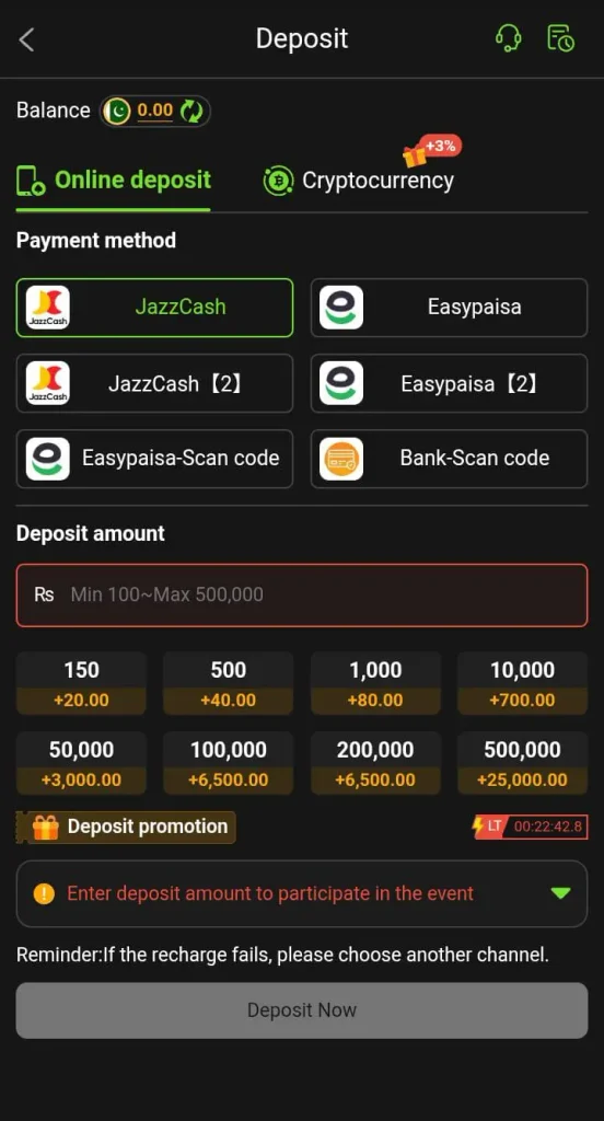 Y999 Game Deposit
