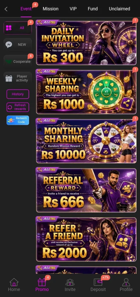 ALI786 Game Bonus
